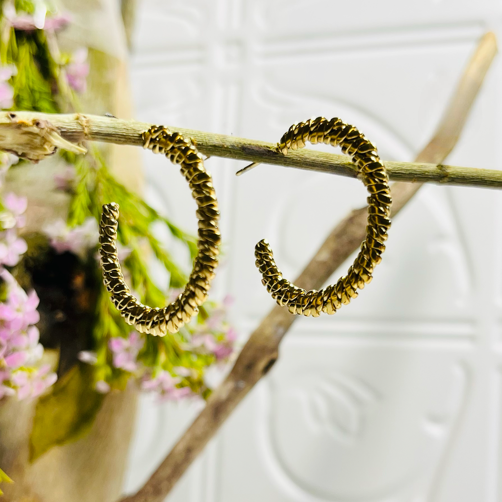Gold Hoop Earrings