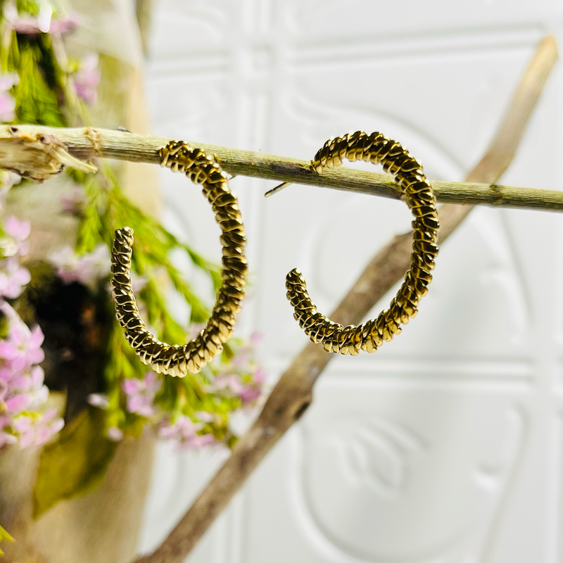 Gold Hoop Earrings