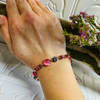 Rose Gold Pink & Purple Crystal Bracelet