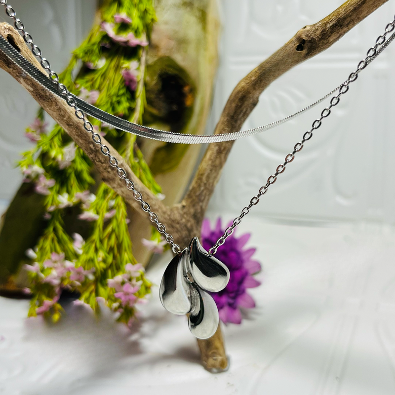 Silver Layered Necklace