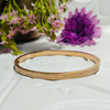 Rose Gold Roman Numeral Bangle