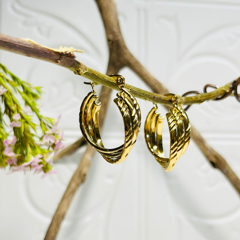 Gold Hoop Earrings