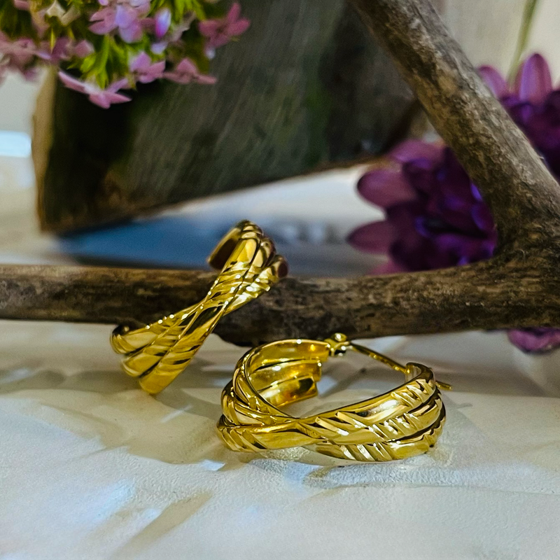 Gold Hoop Earrings