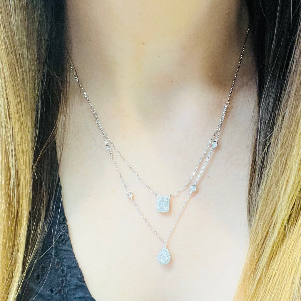 Sterling Silver Layered Necklace