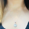 Sterling Silver Sunflower Necklace