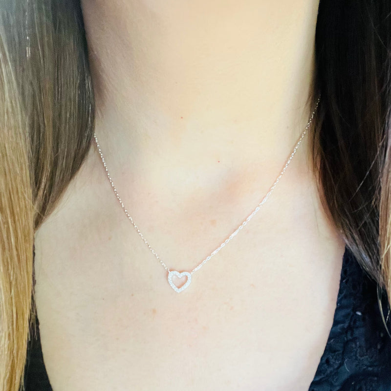 Sterling Silver Heart Necklace