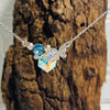 Silver Swarovski Crystal Feature Necklace