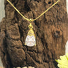 Gold Cubic Zirconia Pendant