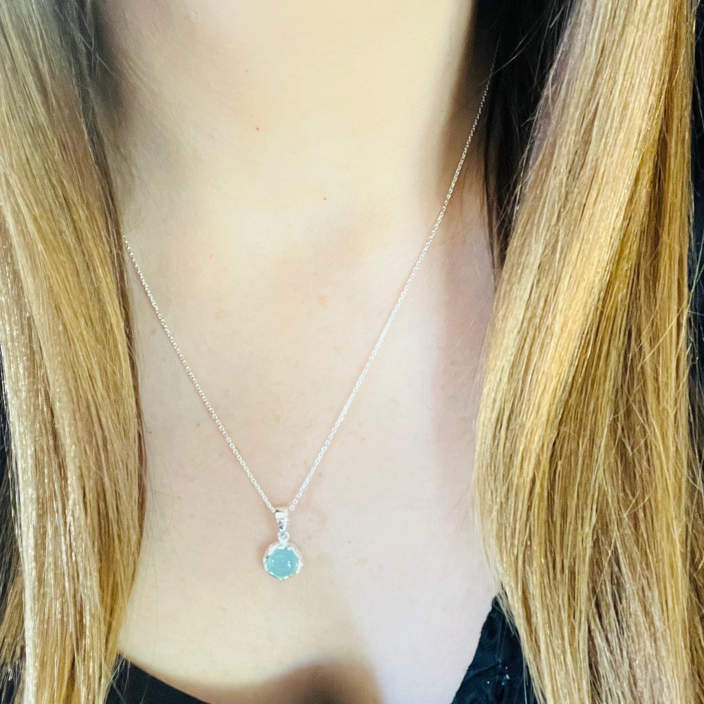 Sterling Silver Turquoise Necklace