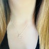 Silver Sterling Silver Circles Necklace