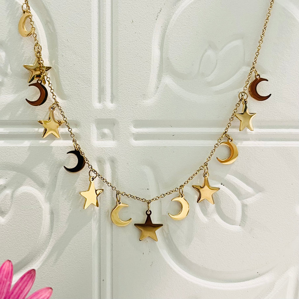 Gold Plated Stainless Steel Necklet