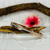 Rose Gold Clear Crystal Bangle