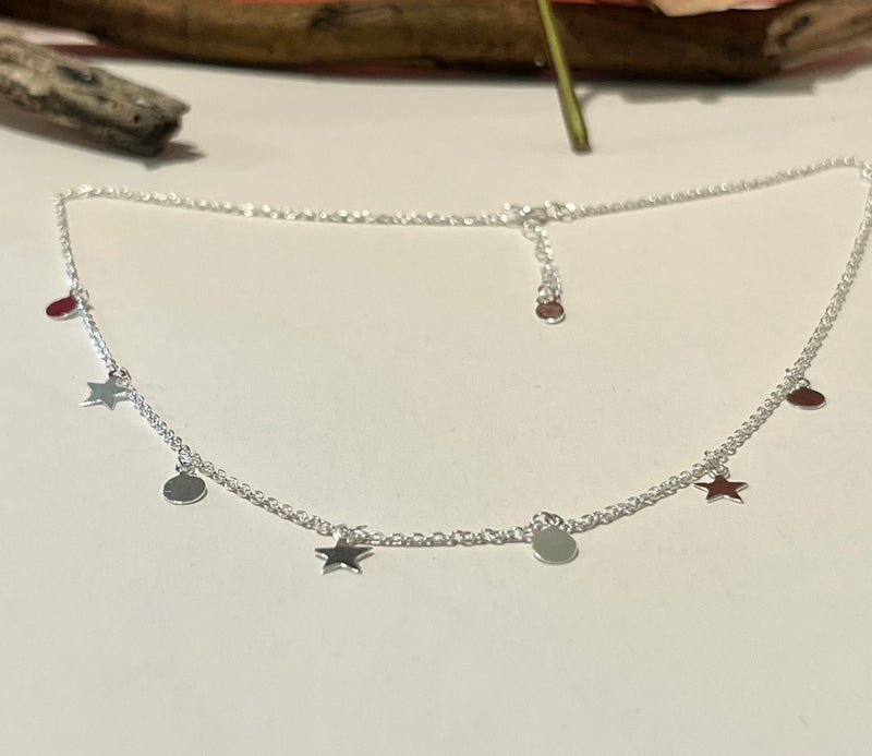 Sterling Silver Charm Necklace