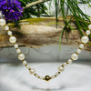 White Pearl Look Beaded Necklace