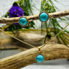 Gold & Aqua Necklace