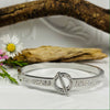 Silver Clear Crystal bangle