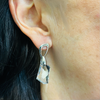 Silver & Clear Crystal Earrings