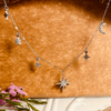 Silver Moon & Stars Feature Necklace