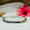 Silver Colourful Bangle