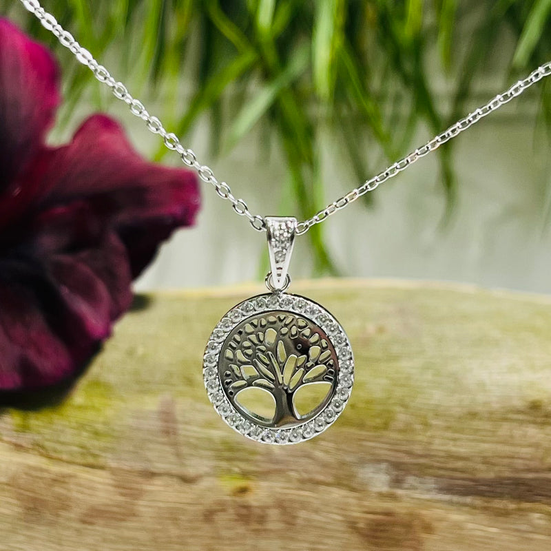 Silver Tree Of Life Necklace