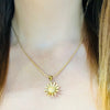 Gold Daisy Necklace