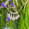 Platinum Plated Crystal Pendant