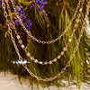 Rose Gold Triple Layered Necklace