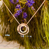 Rose Gold Circle Necklace