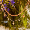 Rose Gold Stainless Steel Layered Necklace