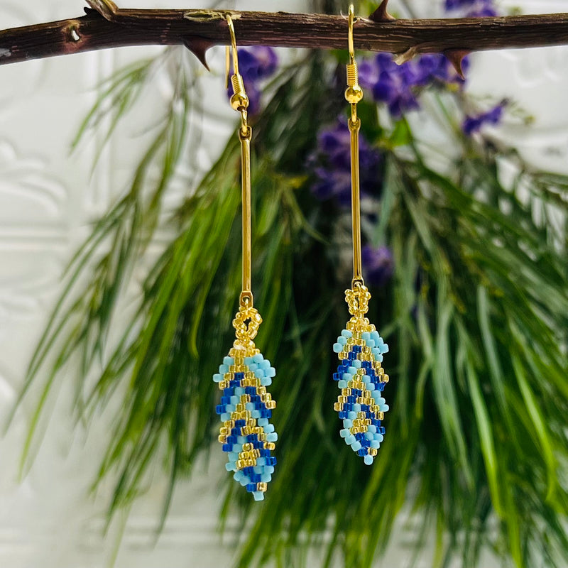Gold Plated Drop Earrings