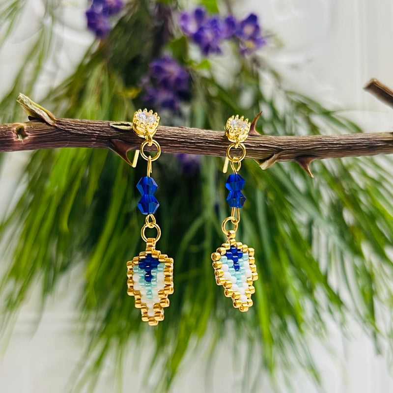 Gold Plated Drop Earrings