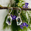 Silver & Clear Crystal Earrings