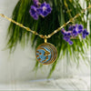 Gold Moon & Star Necklace