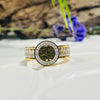 Stainless Steel Gold Tree Of Life Ring