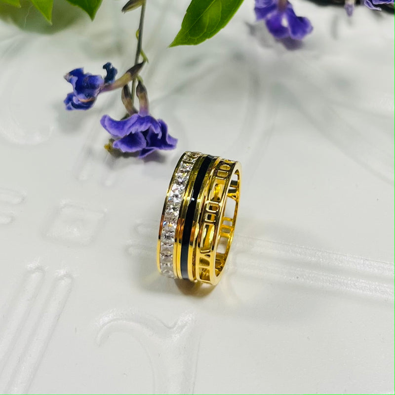 Gold Plated Ring Trio
