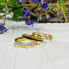 Gold Plated Ring Trio