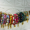 Gold Stretchy Beaded Bracelet