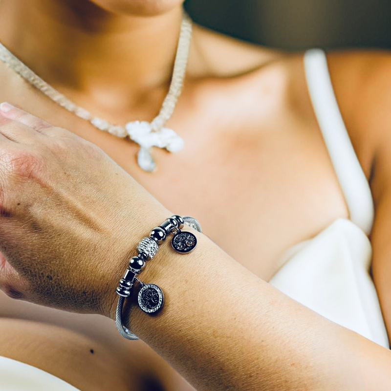 Silver Tree Of Life Charm Bracelet