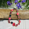 Rose Gold Pink & Purple Crystal Bracelet