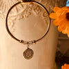 Rose Gold Plated Bracelet with Crystal Charm