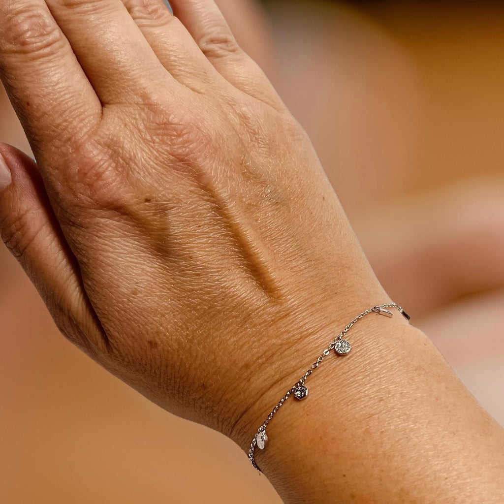 Sterling Silver Charm Bracelet