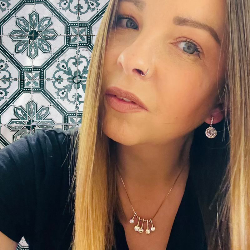 Rose Gold Cubic Zirconia Necklace
