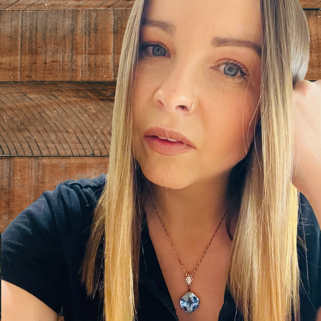 Rose Gold Crystal Necklace