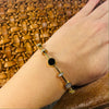 Gold Slim Feature Bangle