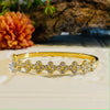 Gold & Clear Crystal Bracelet