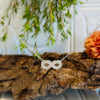 Silver Clear Crystal Infinity Necklace