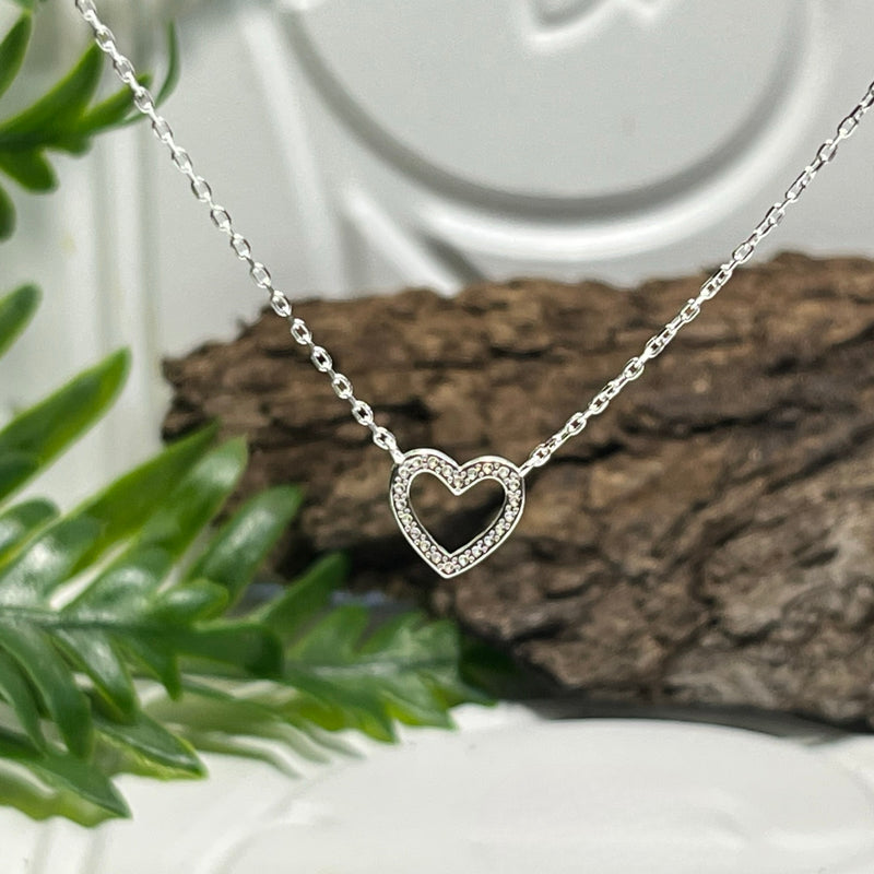 Sterling Silver Heart Necklace