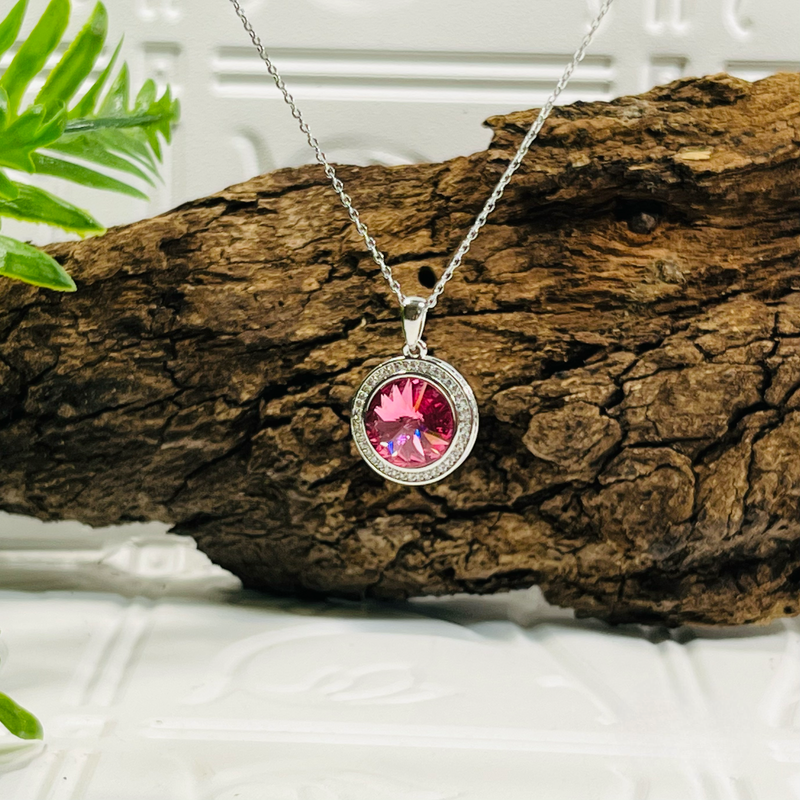 Swarovski Crystal Pink Necklace