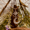 Rose Gold Moon & Star Layered Necklace