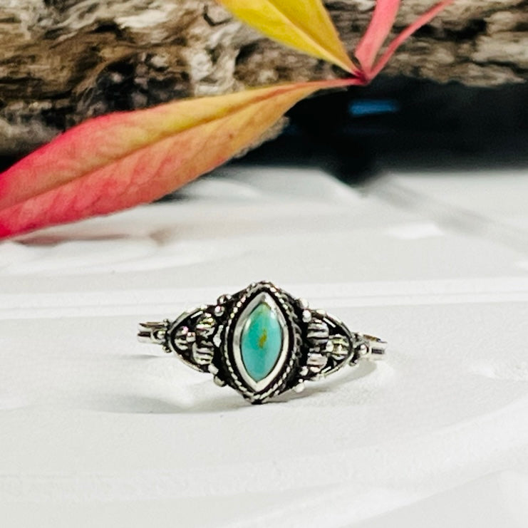 Sterling Silver Turquoise Stone Ring